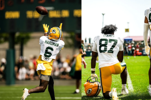 Romeo Doubs e Mecole Hardman se destacam em training camp dos Packers